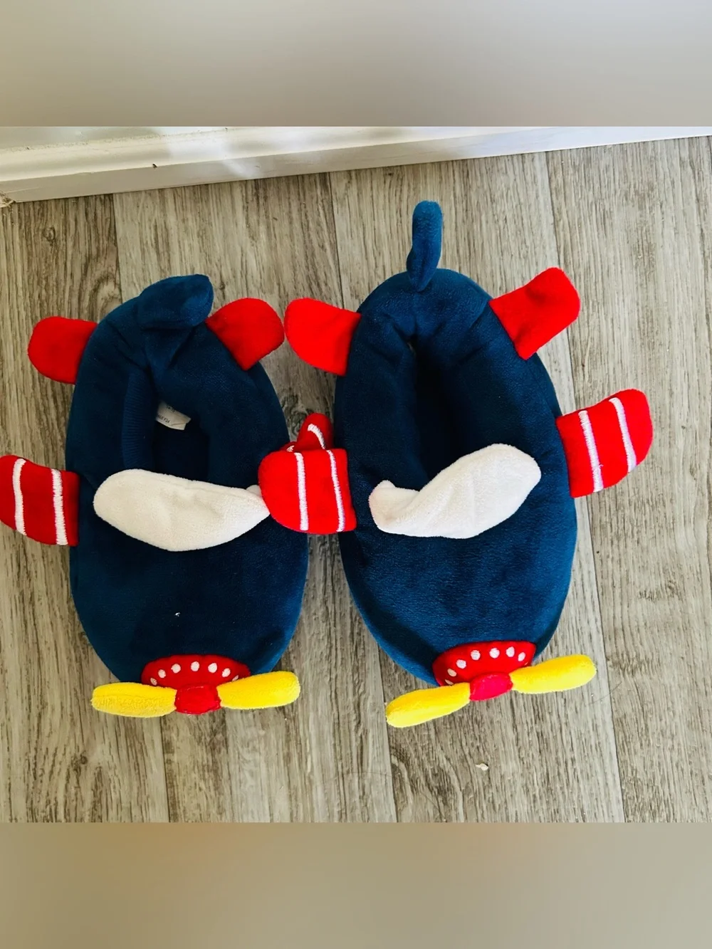 Wonder Nation Toddler Boys' Airplane Slippers